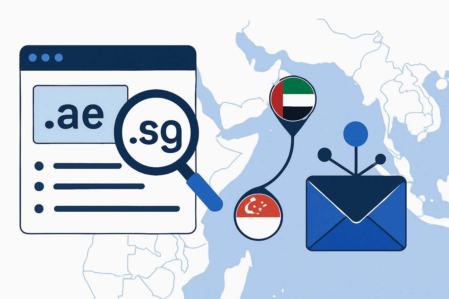 Regional Domain Lists for WMS Outreach: AE & SG Targeting